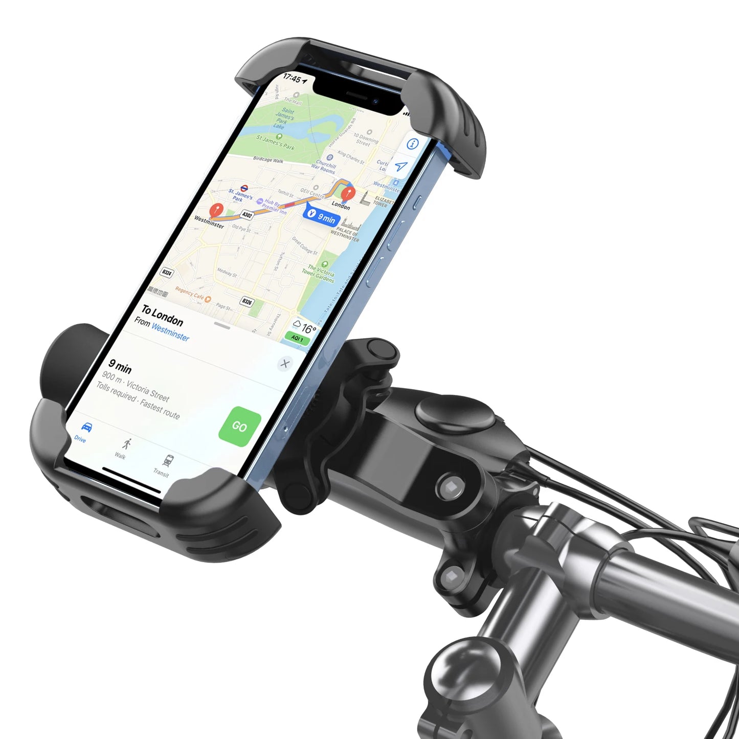 Bicycle Phone Holder Stand for Iphone Xiaomi Samsung Motorcycle Mobile Cellphone Holder Bike Scooter Handlebar Clip Mount