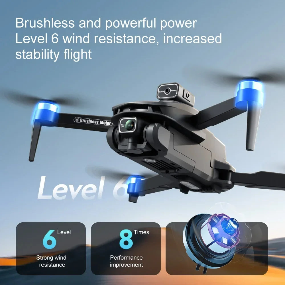 For Xiaomi V168 Drone 8K 5G GPS Professional HD Aerial Photography Dual-Camera Omnidirectional Obstacle Avoidance Drone Original